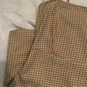 👗 Yellow Tartan Mini Dress